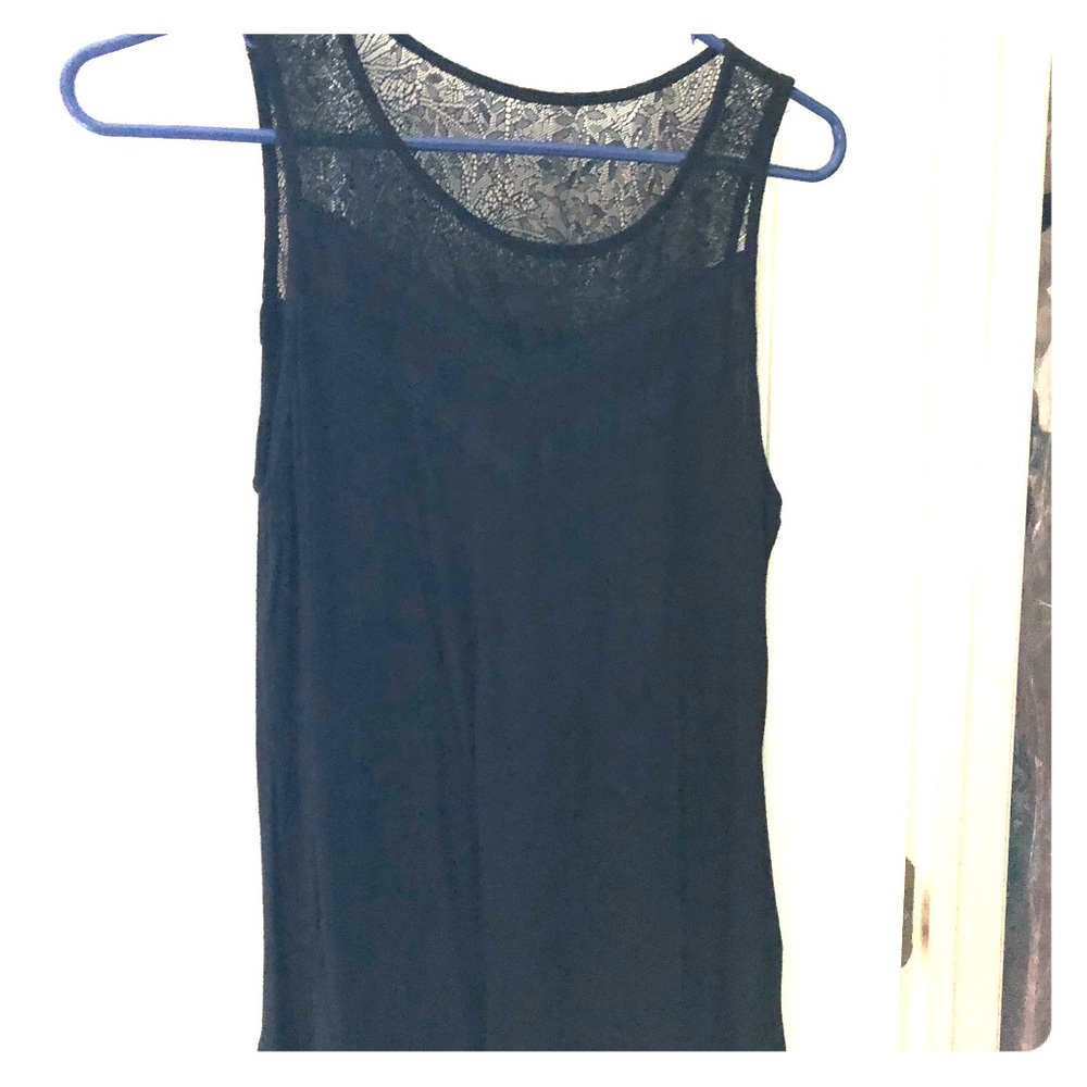 Black lace top